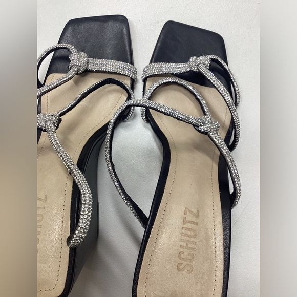 Schultz Lauryn Crystal Strappy Wedge Sandal Size 9